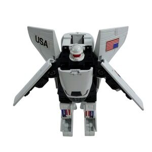 Bandai Super Gobots Space Shuttle Spayk-C Transforming Robot NASA USA Vintage